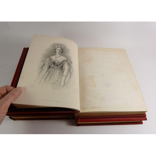 730 - Thomas Archer FRHS - Queen Victoria her life and Jubilee, published by Blackie & Son (four volumes)