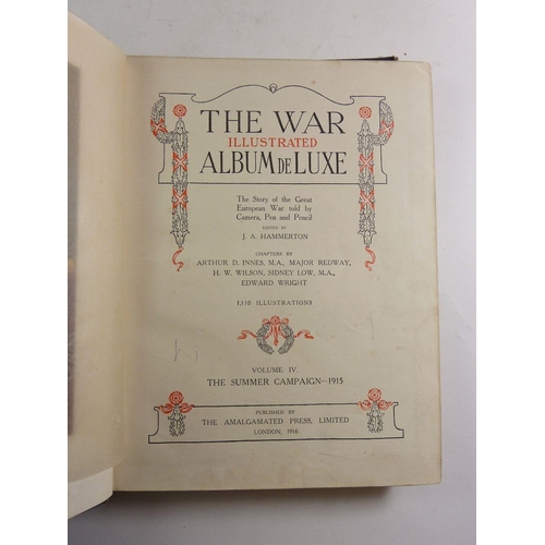 733 - 'The War Illustrated Album Deluxe' edited by J A Hammerton, published by The Amalgamated Press, Lond... 