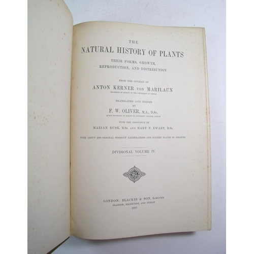 751 - Kerner and Oliver - The Natural History of Plants, their forms, growth reproduction and distribution... 