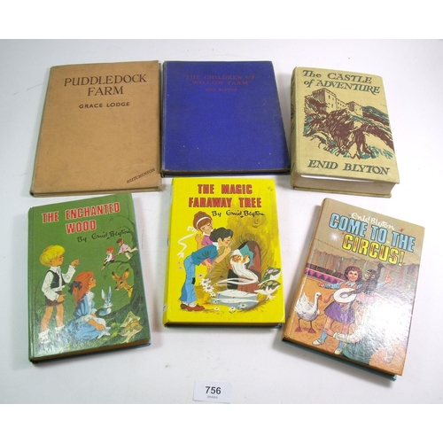 756 - A group of Enid Blyton books