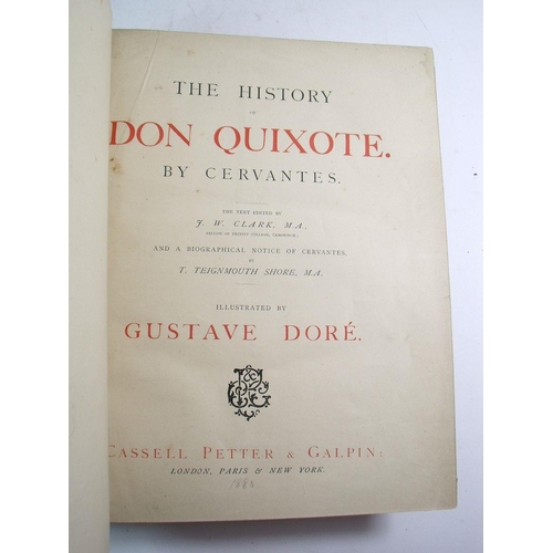 757 - 'The History of Don Quixote' by Ceruantes, illustrated by Gustave Dore published by Cassell Petter &... 