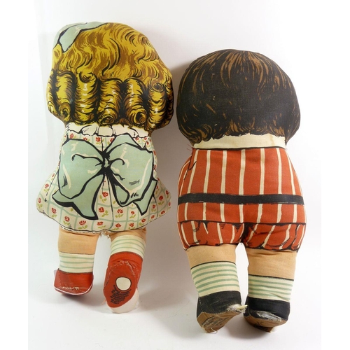 890 - Two Deans Rag Book dolls