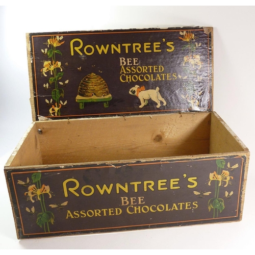 910 - A vintage Rowntree Bee packaging box with printed labels