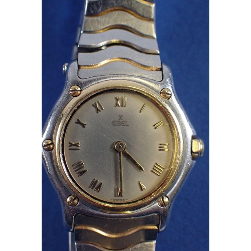 663 - An Ebel Stainless Steel ladies wrist watch