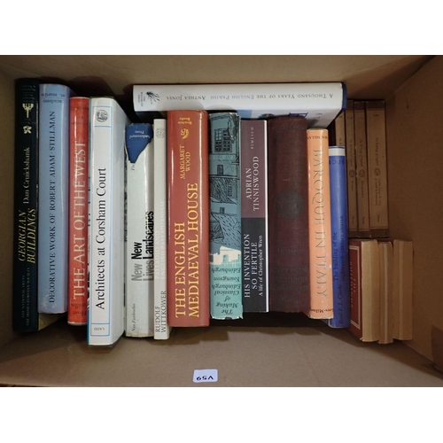 720 - Four boxes of books on architecture