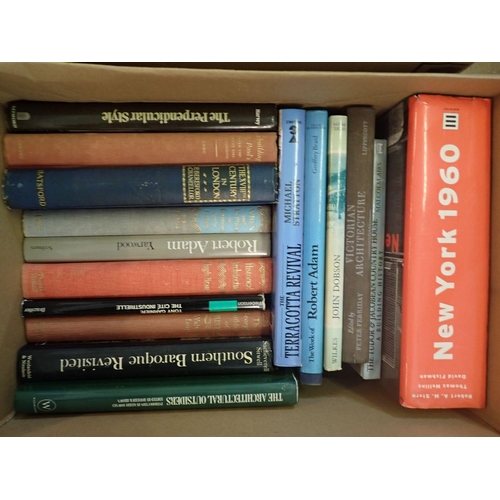 720 - Four boxes of books on architecture