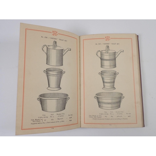 732 - A 1915 catalogue for G H Williamson & Sons Ltd Worcester - Japanned Goods