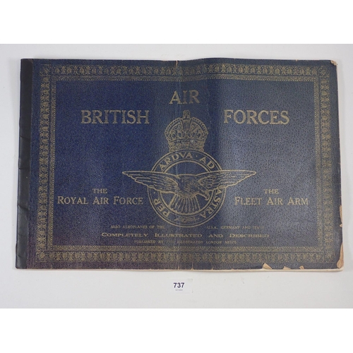 737 - British Air Forces and the Fleet Air Arm Illustrated and Described -a catalogue of aircraft