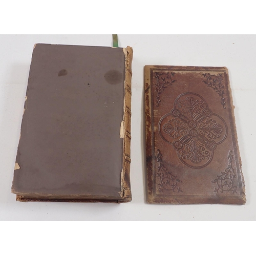 747 - Longfellow's Poetical Works with embroidered and tortoiseshell binding, published William Nimmo, bac... 