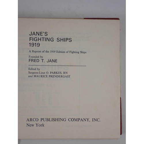 760 - Jane's Fighting Ships 1919, published by Arco, 1969