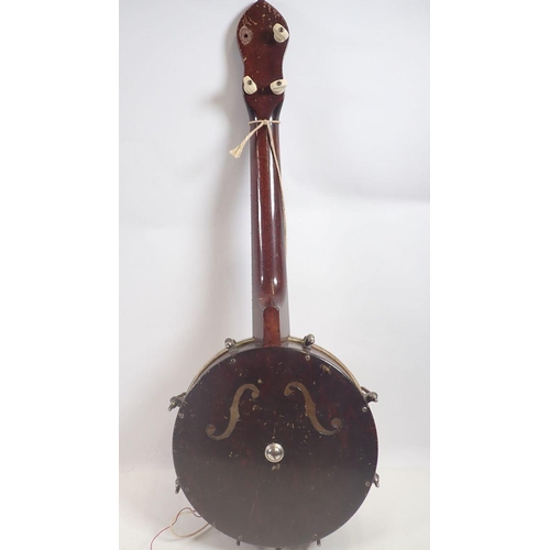 790 - A George Formby ukulele banjolele in case