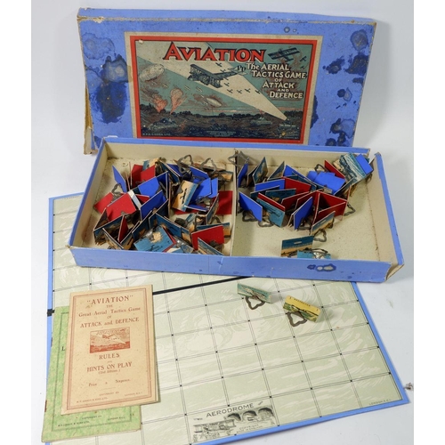 914 - A H.P.G & Sons Ltd Aviation board game, The Aerial Tactics Game of Attack & Defence