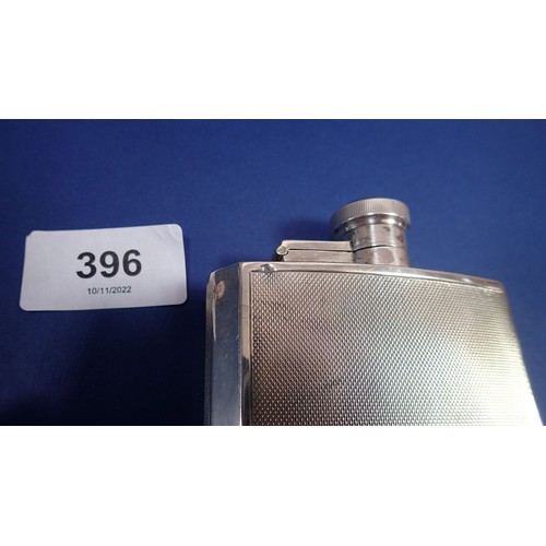 396 - A silver spirit flask by James Dixon, 172g, Sheffield 1936