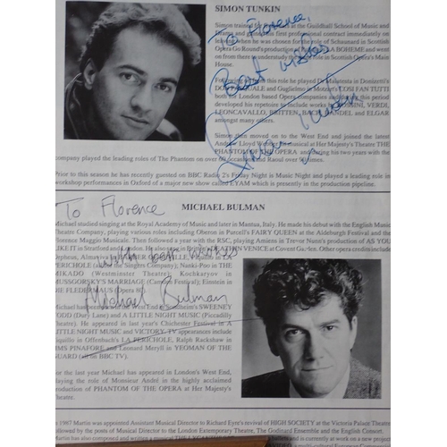 1046 - A collection of autographs including Tony Blair, Barbara Windsor, John Conteh, Andrew Lloyd Webber e... 