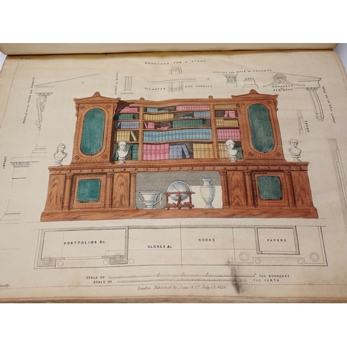 1079 - The Cabinet Maker and Upholsterers guild by George Smith with numerals engravings, 1828