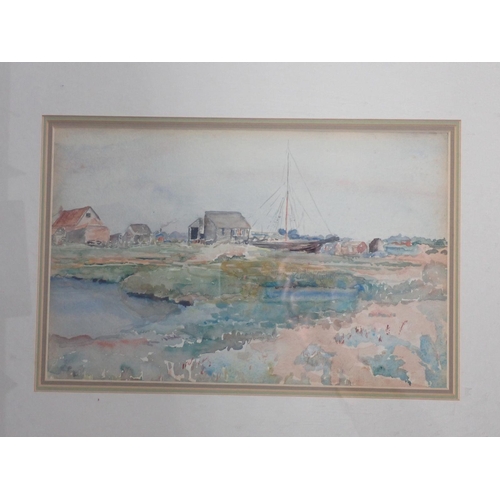 1102 - Illingworth Varley - three watercolour landscapes, 26 x 23cm