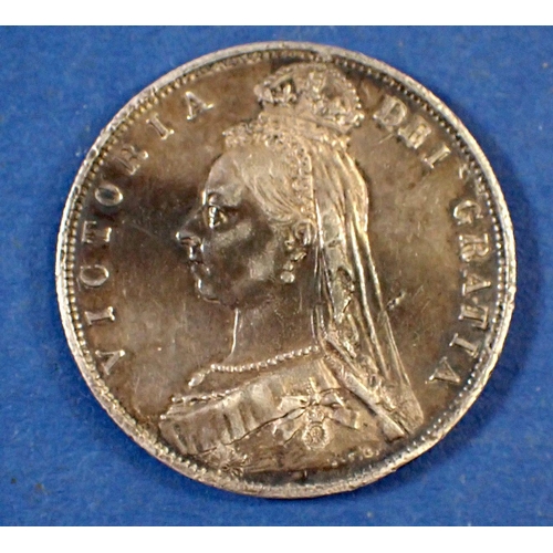 674 - A quantity of silver content coinage including: Victoria 1889 halfcrown and silver threepences, Vict... 