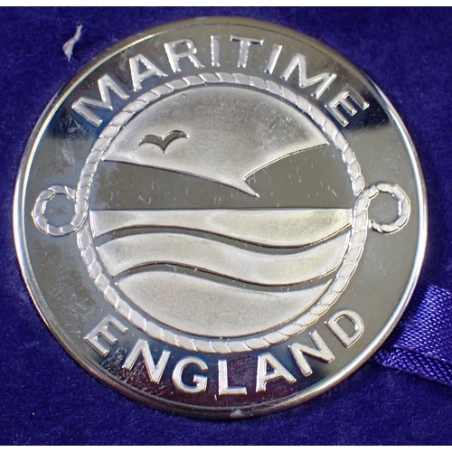 691 - A cased, exclusive edition of the 150th anniversary Thames Conservancy Medallion