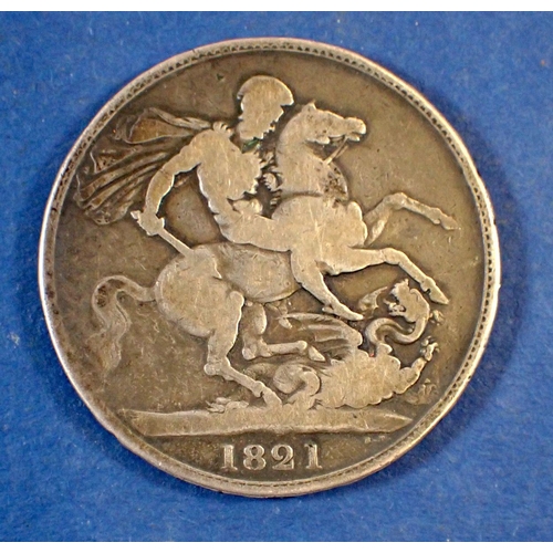 703 - A George IV crown 1821