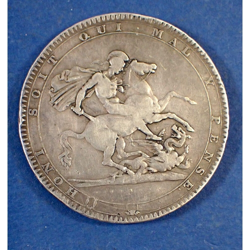 705 - A George III crown, 1818