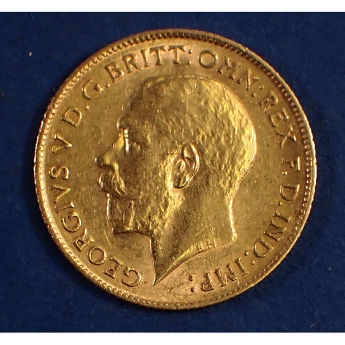 730 - Gold half sovereign George V, 1911, London mint. condition: Fine