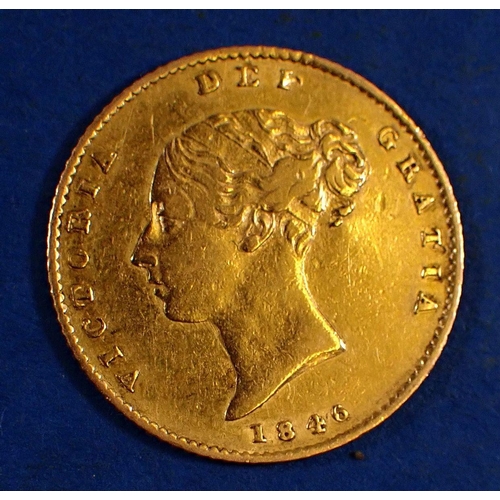 739 - A Victorian half sovereign, 1846