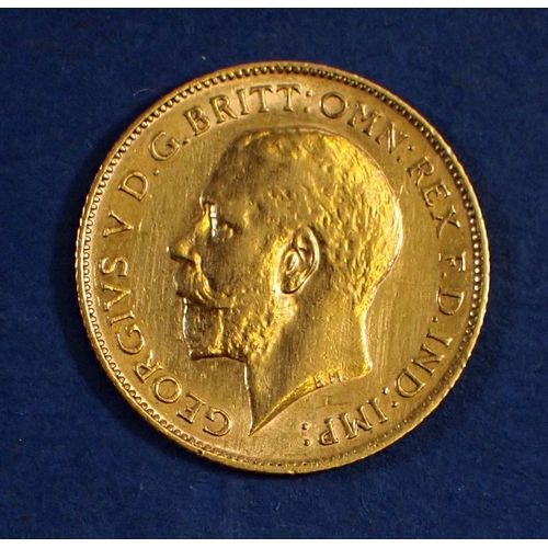 746 - A gold half sovereign George V 1913, London Mint - Condition: Fine