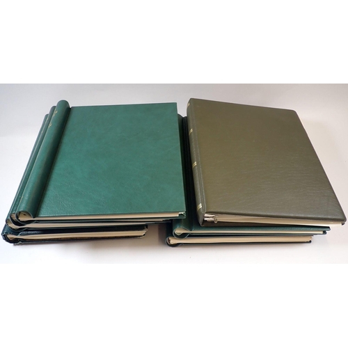 844 - GB: With FV c.£925, 6 green SG Windsor albums and another (7 total) in sleeves of mostly mint QEII d... 