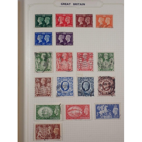 881 - GB & Br Empire/C'wealth: Two albums of QV-QEII, mint & used. Mainly defin, commem and air. Sets, par... 