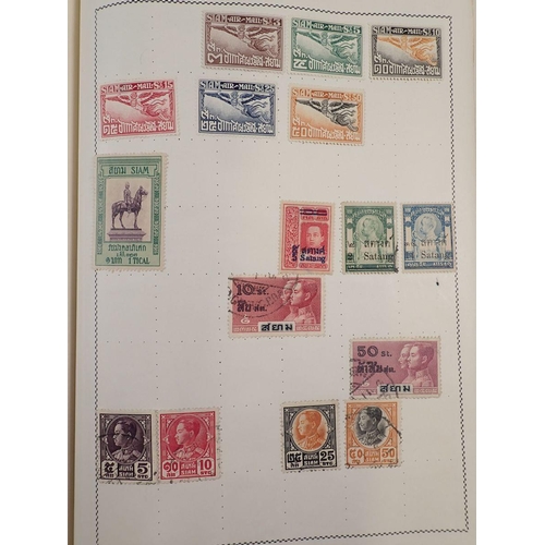 894 - GB & Rest of World (ROW): Sleeved red 'Movaleaf' 180+ page album of mint & used, mainly defin & comm... 