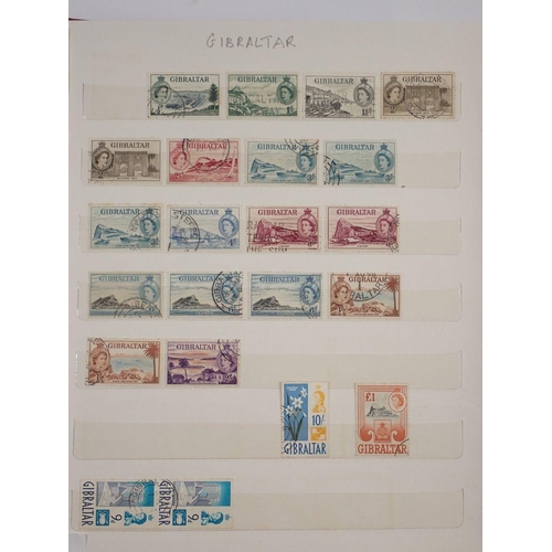 896 - Br C'wealth/Andorra: Large A-G country 28 page stockbook of mainly QEII defin & commem, used, with h... 