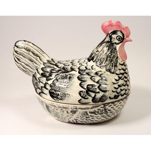 9 - A Price's pottery chicken on a basket