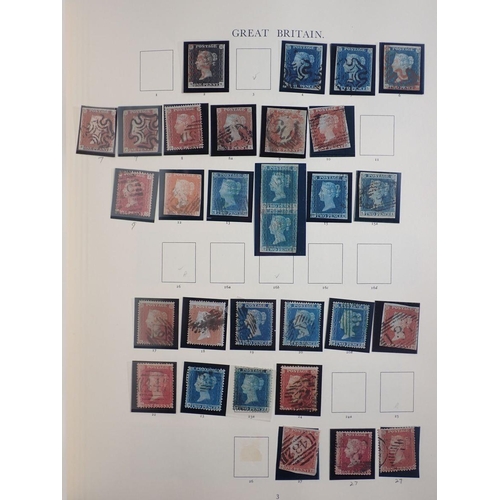 902 - GB: 'Windsor' purposed album (121 pages) and sleeve of definitives in packets, mostly mint and used ... 