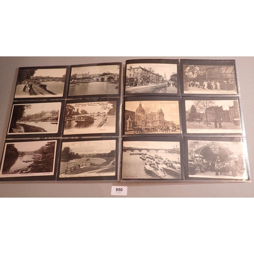 950 - A mixed collection of 82 postcards Central London street scenes topographical including Regent St, V... 