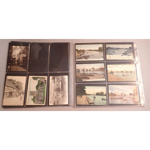 951 - A mixed collection of 101 postcards some Tuck's artists drawn, London scenes including Richmond, Kin... 