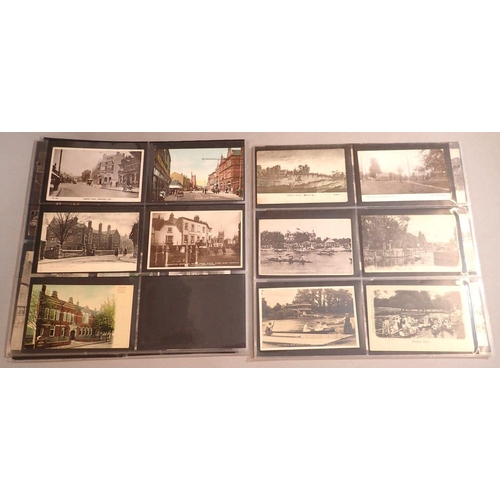 951 - A mixed collection of 101 postcards some Tuck's artists drawn, London scenes including Richmond, Kin... 