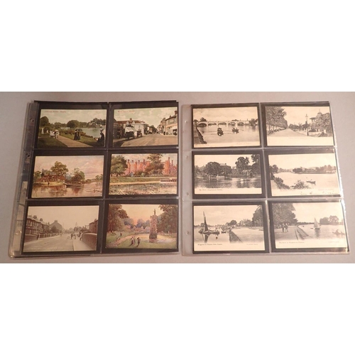 951 - A mixed collection of 101 postcards some Tuck's artists drawn, London scenes including Richmond, Kin... 