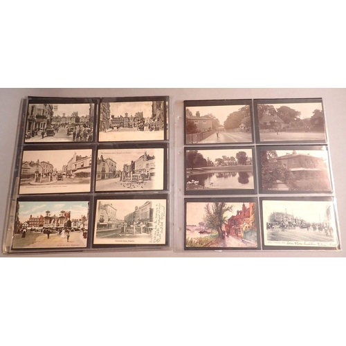 951 - A mixed collection of 101 postcards some Tuck's artists drawn, London scenes including Richmond, Kin... 