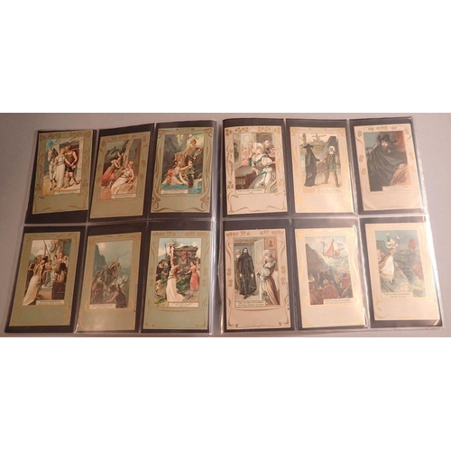 975 - A set of 48 operatic themed postcards by Rafael Tuck including Wagner related series