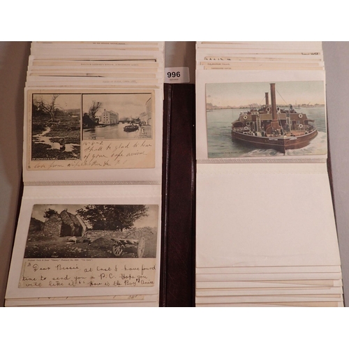 996 - An album of topographical postcards mostly Tuck including Scotland and Scottish Isles, Wales, Channe... 