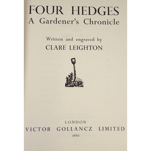 590 - Four Hedges, A Gardening Chronicle by Claire Leighton, Gollancz 1970