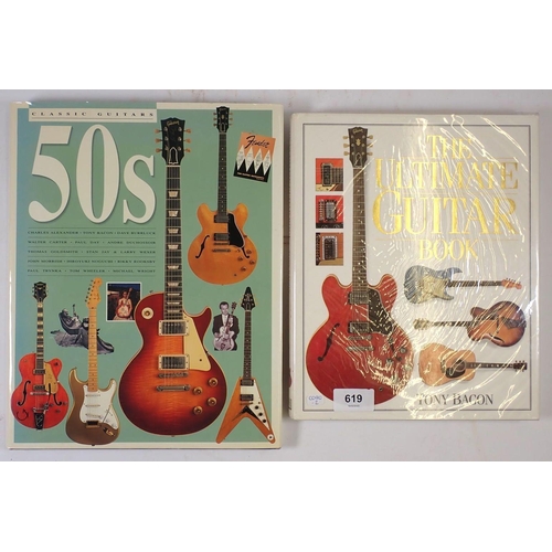 619 - The Ultimate Guitar Book together with Classic Guitars of the 50's