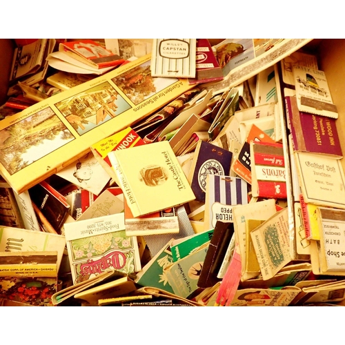 1101 - An old collection of matchboxes and book matches