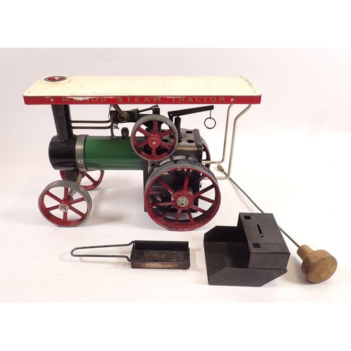 1185 - A Mamod steam tractor, boxed