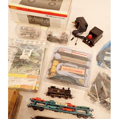 1197 - A group of model railway equipment including Hornby HM 2000 Power Controller R8012, boxed Hornby Tra... 