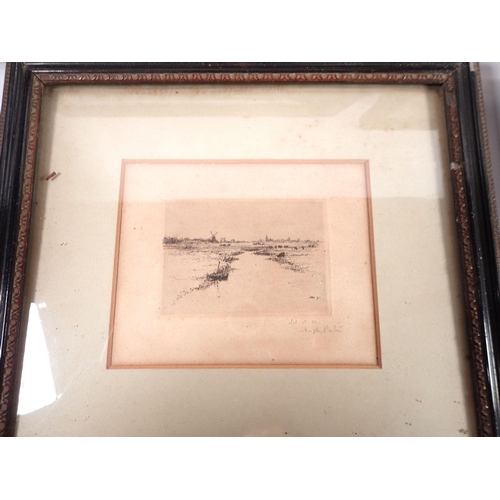 1229 - Hugh Paton - a set of six marine engravings, largest 20 x 16cm, frames a/f