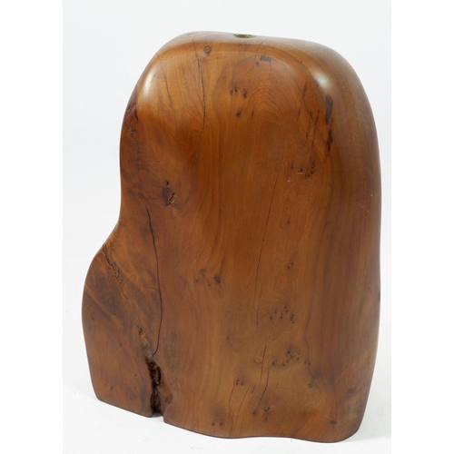 1287 - A natural wood form lamp base, 28cm