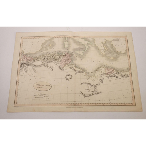 710 - Two maps by C Smith of Palestine and Libya, 1809 - unframed