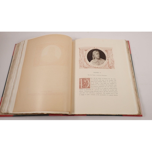 744 - Oliver Cromwell by Samuel Rawson Gardiner published by Goupil & Co 1899, a limited edition of 1475 c... 