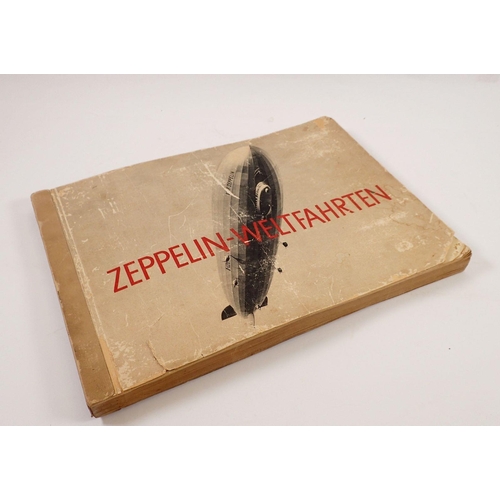 750 - A Zeppelin Weltfahten collectors card album, 1932, almost complete